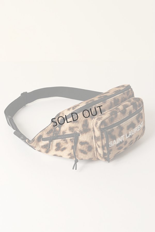 画像3: {SOLD}SAINT LAURENT PARIS サンローランパリ ヌックス クロスボディバッグ(リブ編みレオパードプリント ベルベット){-BBA} (3)