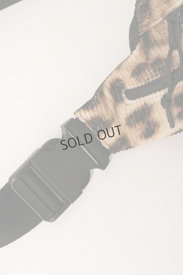 画像4: {SOLD}SAINT LAURENT PARIS サンローランパリ ヌックス クロスボディバッグ(リブ編みレオパードプリント ベルベット){-BBA} (4)