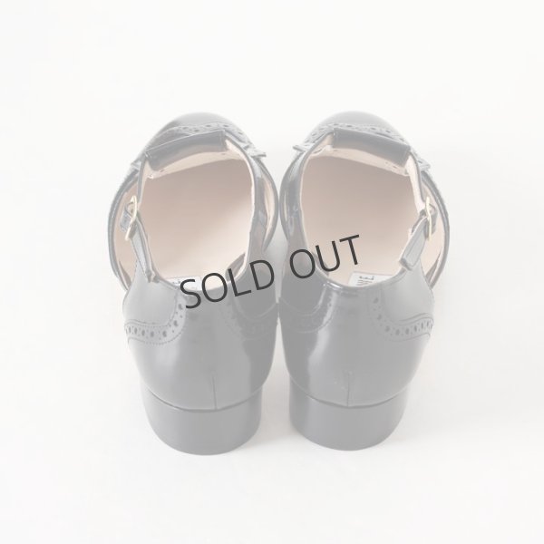 画像4: {SOLD}NEBULONI E. ネブローニ ウイングチップ ストラップシューズ{5850/DIDO-JAZZ NERO-BJS} (4)