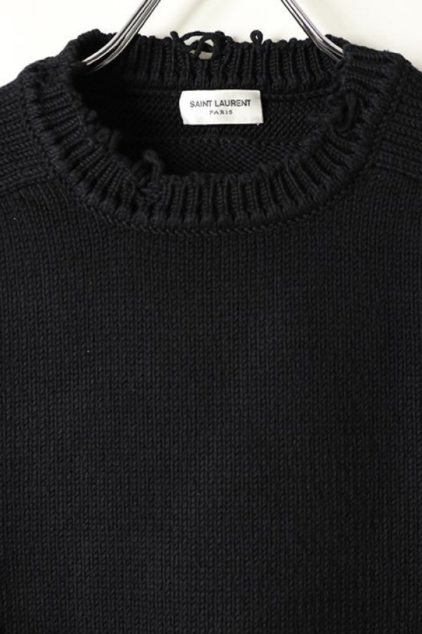 画像2: 【 30%OFF セール99,000円→69,300円】 SAINT LAURENT PARIS サンローランパリ Knit{-BAS} (2)