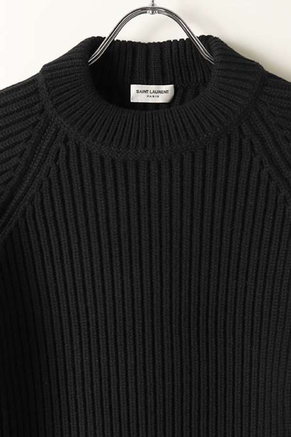 画像2: 【 30%OFF セール138,600円→97,020円】 SAINT LAURENT PARIS サンローランパリ Knit{609411YAFH2-1000-BJA} (2)