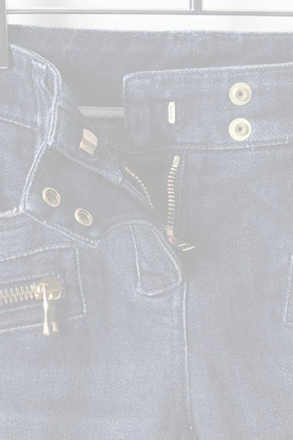 画像5:   BALMAIN バルマン BF1 DENIM BIKER BLUE{610556264N-3180-AHA} (5)