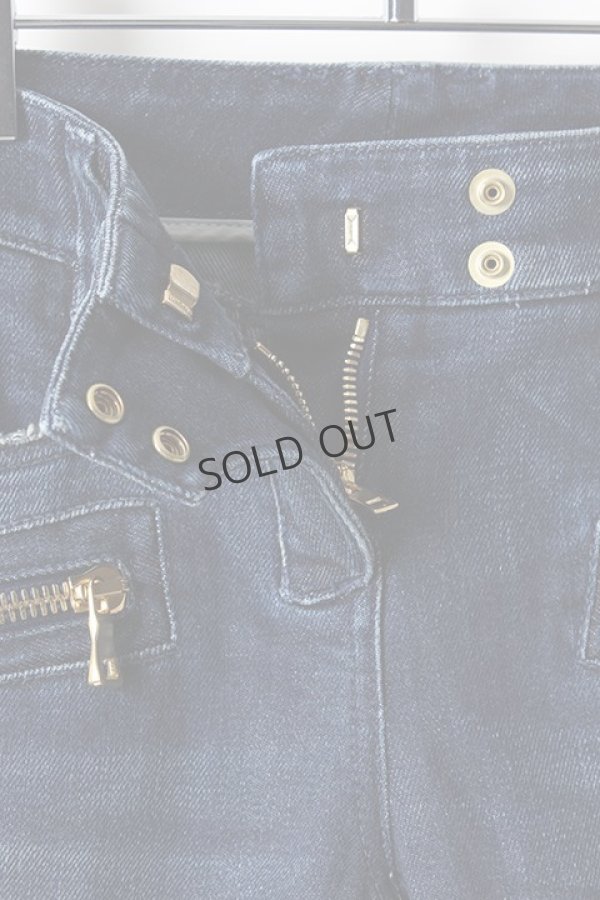 画像5: {SOLD}BALMAIN バルマン BF1 DENIM BIKER BLUE{610556264N-3180-AHA} (5)