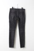 画像2: {SOLD}BALMAIN バルマン BF1 DENIM BIKER BLACK{610556265N-4800-AHA} (2)