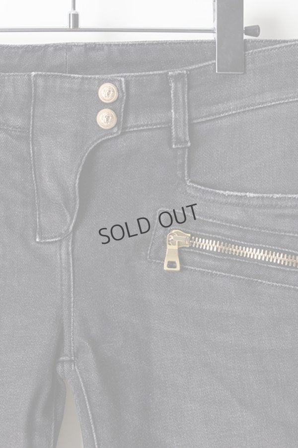 画像3: {SOLD}BALMAIN バルマン BF1 DENIM BIKER BLACK{610556265N-4800-AHA} (3)