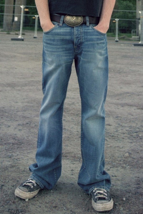 画像3: Nudie Jeans ヌーディージーンズ Flare Glenn Streaky Worn フレアグレン レギュラーフィット フレアデニム(レングス30) {114855030FLAREGLENN490-BEA} (3)