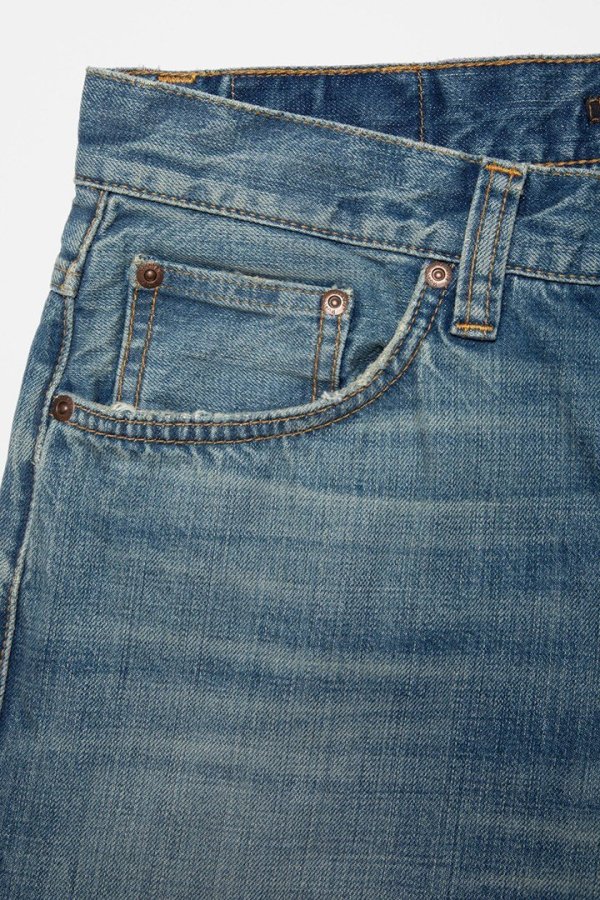 画像7: Nudie Jeans ヌーディージーンズ Flare Glenn Streaky Worn フレアグレン レギュラーフィット フレアデニム(レングス30) {114855030FLAREGLENN490-BEA} (7)