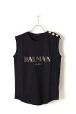 画像1: {SOLD}BALMAIN バルマン BF1 T-SHIRT LOGO BALMAIN{628187326I-0100-AIS} (1)