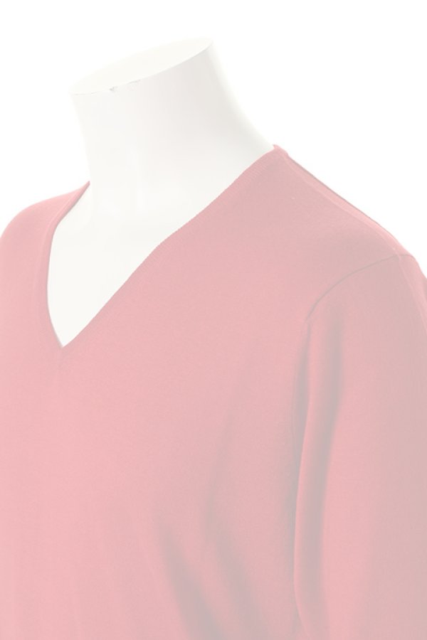 画像4:   BARK バーク V-NECK KNIT{474-39030001-250-AFA} (4)