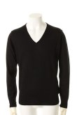 画像1: BARK バーク V-NECK KNIT{474-39030001-150-AFA} (1)