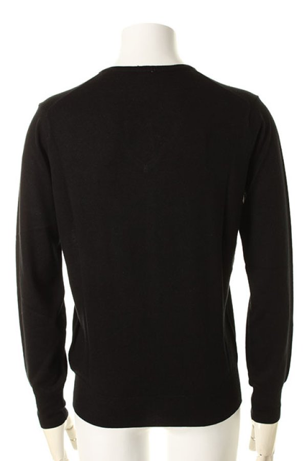 画像2: 【 50%OFF セール40,700円→20,350円】 BARK バーク V-NECK KNIT{474-39030001-150-AFA} (2)