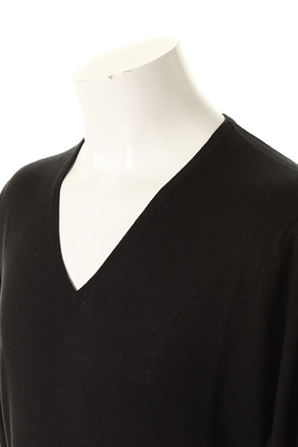 画像4: 【 50%OFF セール40,700円→20,350円】 BARK バーク V-NECK KNIT{474-39030001-150-AFA} (4)