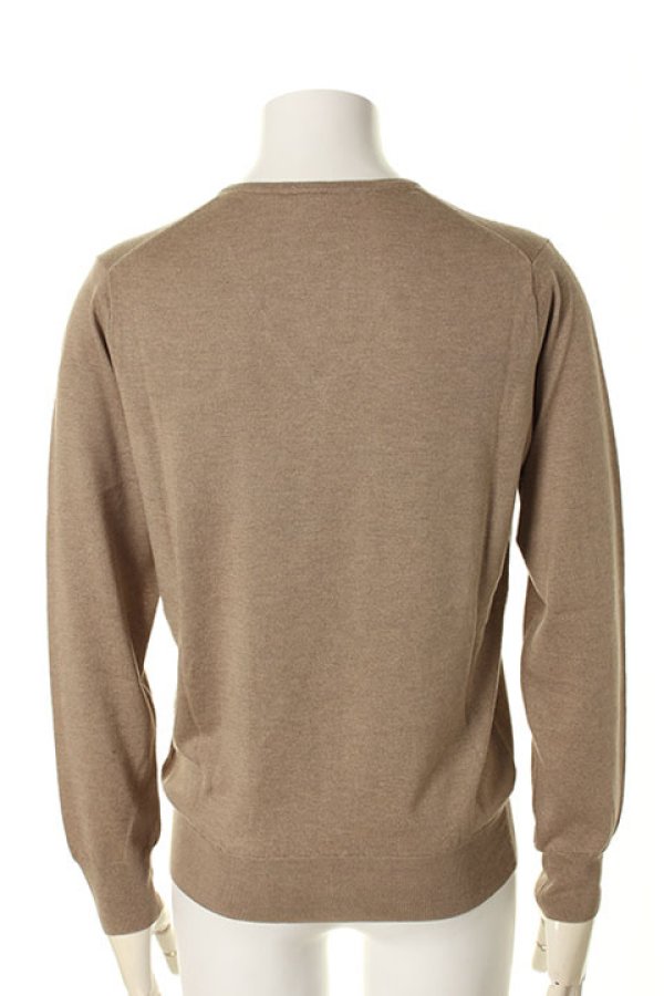 画像2: 【 50%OFF セール40,700円→20,350円】 BARK バーク V-NECK KNIT{474-39030001-710-AFA} (2)