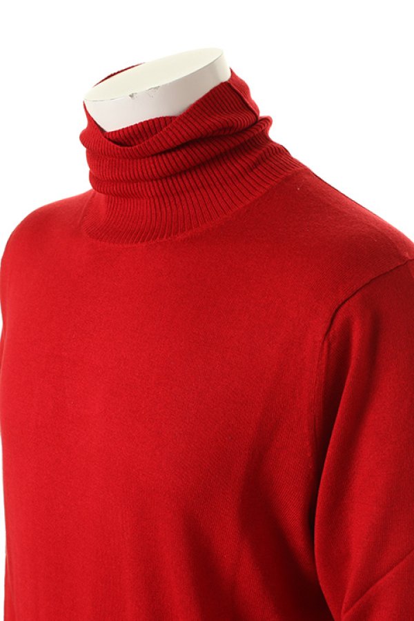 画像4: 【 50%OFF セール41,800円→20,900円】 BARK バーク TURTLE-NECK KNIT{474-39130001-250-AFA} (4)