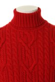 画像4: {SOLD}BARK バーク CABLE KNIT{474-39930003-250-AFA} (4)