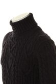 画像5: 【周年記念 24%OFF ｜49,500円→37,620円】 BARK バーク CABLE KNIT{474-39930003-510-AFA} (5)