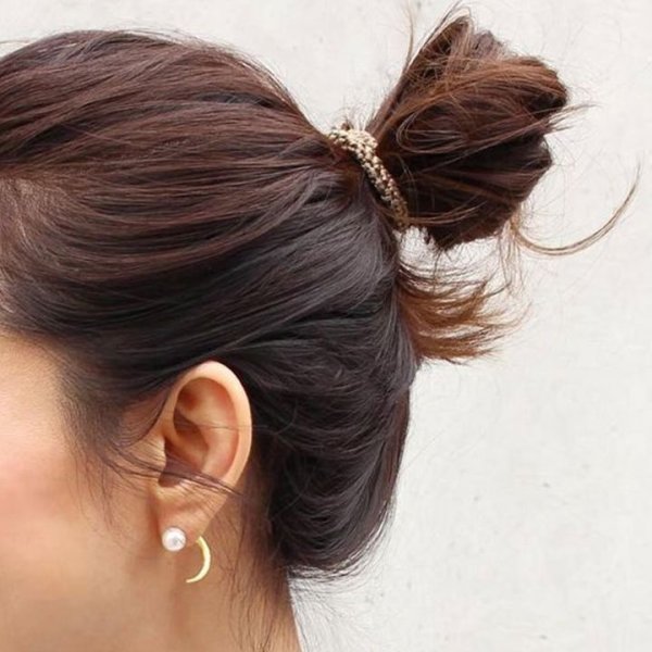 画像2: France Luxe フランス ラックス ポニーテール チューブ 15P(サンド）{639709370826-BBS} (2)