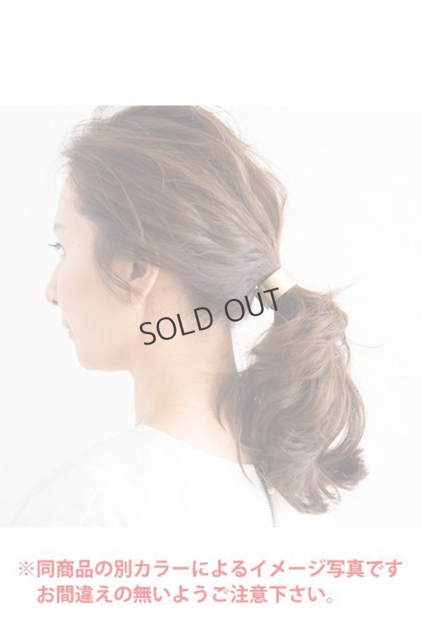 画像2: {SOLD}France Luxe フランス ラックス ブラッシュド メタル カフ ポニー{639709399384-BAS} (2)