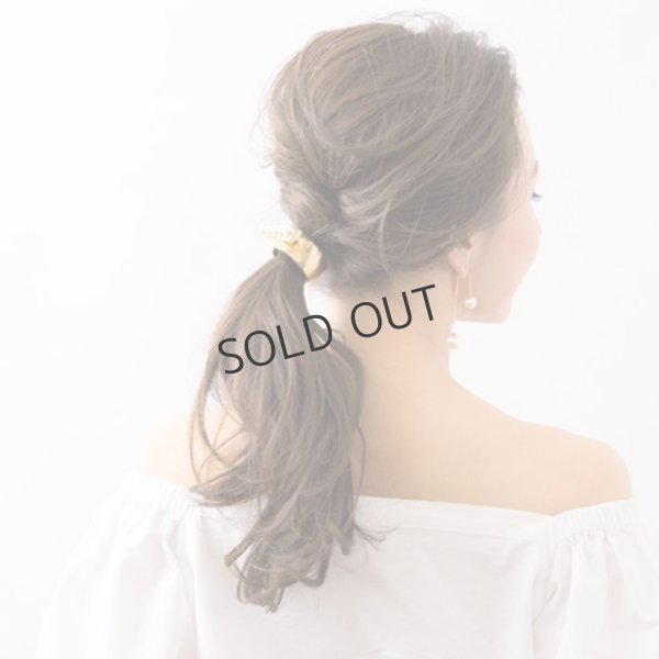 画像3: {SOLD}France Luxe フランス ラックス パール バー カフ ポニー (クリームパール/ゴールド){639709461685-BBS} (3)