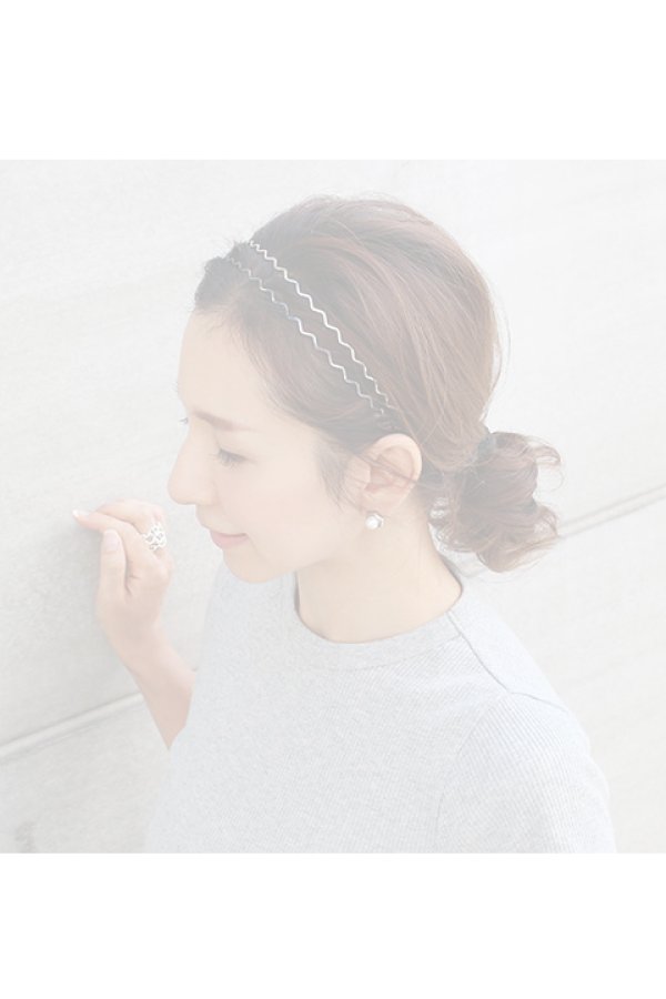 画像3:  {SOLD} France Luxe フランス ラックス メタル ウェイビー ヘッドバンド 4本セット (ゴールド/シルバー/ローズゴールド/ガンメタル){639709486503-BAA} (3)