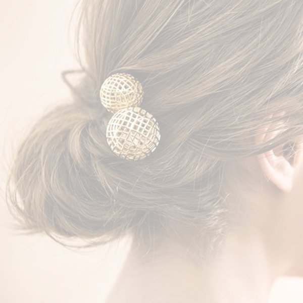 画像5:  {SOLD} France Luxe フランス ラックス メタル メッシュ ボール スパイラル スクリューピンL (ゴールド){639709490623-BBS} (5)