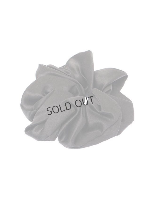 画像5: {SOLD}France Luxe フランス ラックス ラージ シュシュ（シルクシャルムーズ ブラック）{639709520245-BAA} (5)