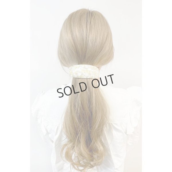 画像2: {SOLD}France Luxe フランス ラックス テーパード ボリューム バレッタ（パブロバ ホワイト）{639709536901-BBS} (2)