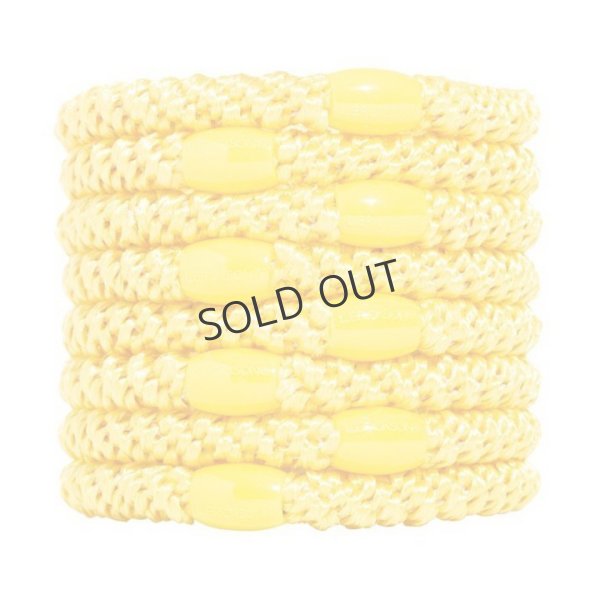 画像1: France Luxe フランス ラックス ポニーテール チューブ 8P（イエロー）{639709601005-BBS} (1)