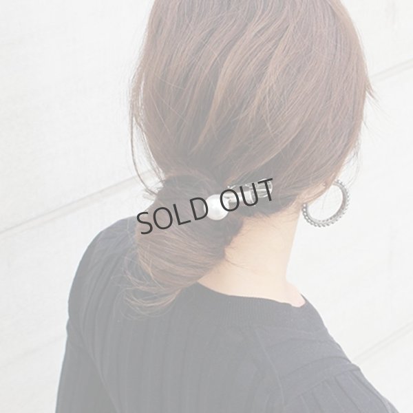 画像2: {SOLD}France Luxe フランス ラックス メイクオーバー ピンチ クリップ ウィズパール (クリーム／シルバー){639709604730-BBS} (2)