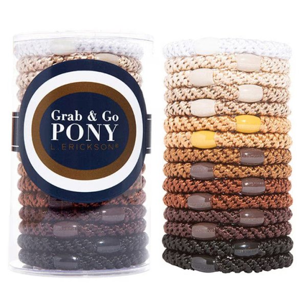 画像1: France Luxe フランス ラックス ポニーテール チューブ 15P（キャメルバック）{639709625421-BFS} (1)