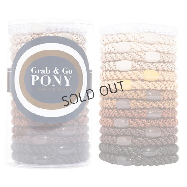 画像1: France Luxe フランス ラックス ポニーテール チューブ 15P（キャメルバック）{639709625421-BFS} (1)