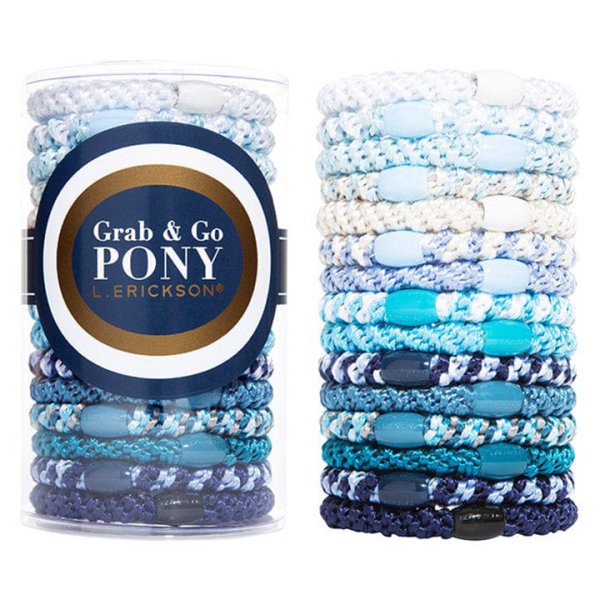 画像1: France Luxe フランス ラックス ポニーテール チューブ 15P（コースタル）{639709625643-BEA} (1)