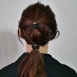 画像2: France Luxe フランス ラックス ポニーテール チューブ 8P（ブラック/ローズゴールド）{639709636205-BEA} (2)