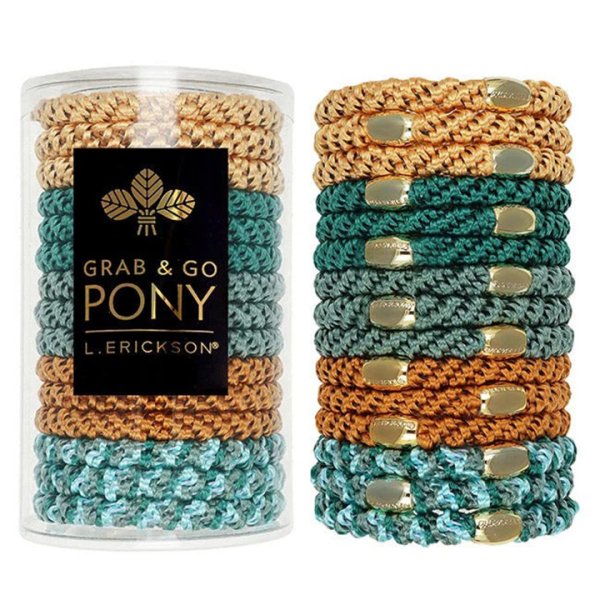 画像1: France Luxe フランス ラックス ポニーテール チューブ 15P（サドル/ゴールド）{639709691532-BEA} (1)