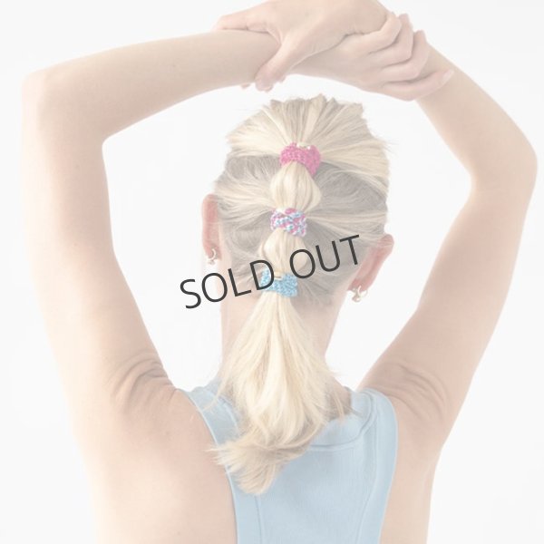 画像3: {SOLD}France Luxe フランス ラックス ポニーテール チューブ 15P（ブルーラズベリー/ゴールド）{639709691570-BEA} (3)