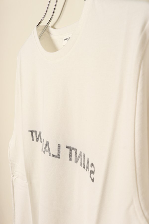 画像4: 【 30%OFF セール95,000円→66,501円】 SAINT LAURENT PARIS サンローランパリ ROUND NECK T-SHIRT{-BCA} (4)