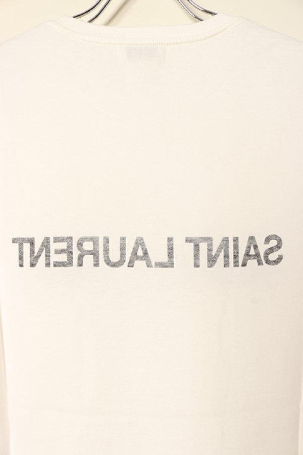 画像6: 【 30%OFF セール95,000円→66,501円】 SAINT LAURENT PARIS サンローランパリ ROUND NECK T-SHIRT{-BCA} (6)