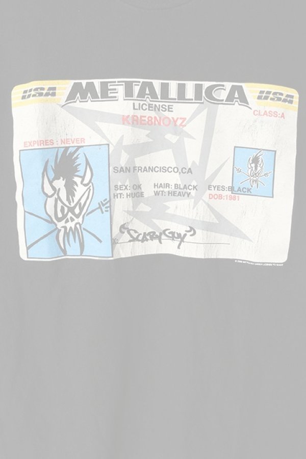 画像3:  {SOLD} Vintage METALLICA SCARYGUY LICENSE TEE{-BAA} (3)