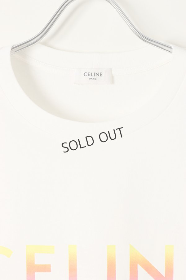 SOLD}CELINE セリーヌ グラデーションCELINEプリント ルーズ T