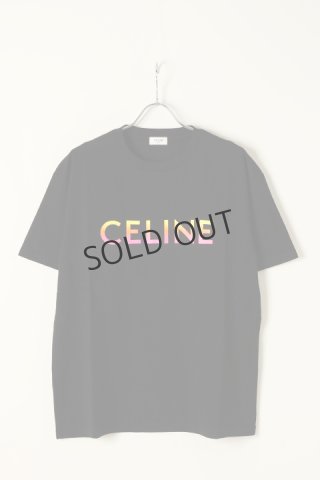 CELINE グラデーションロゴ Tシャツ CELINE - CELINE グラデーションロゴ Tシャツの通販 by のぶのぶ