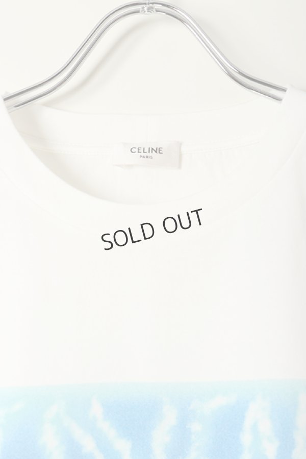 画像2: {SOLD}CELINE セリーヌ プリントT Shirts{671Q2X66A-14ML-BBS} (2)