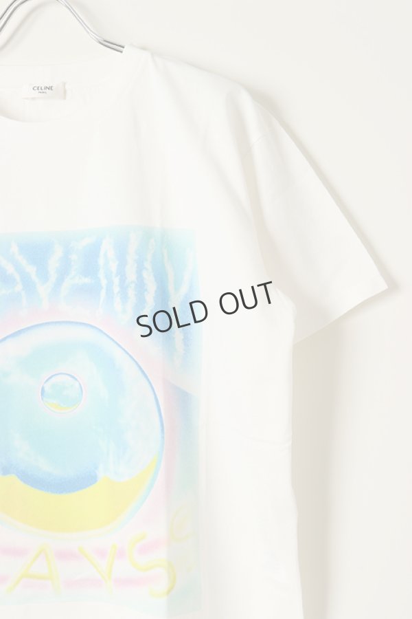 画像4: {SOLD}CELINE セリーヌ プリントT Shirts{671Q2X66A-14ML-BBS} (4)