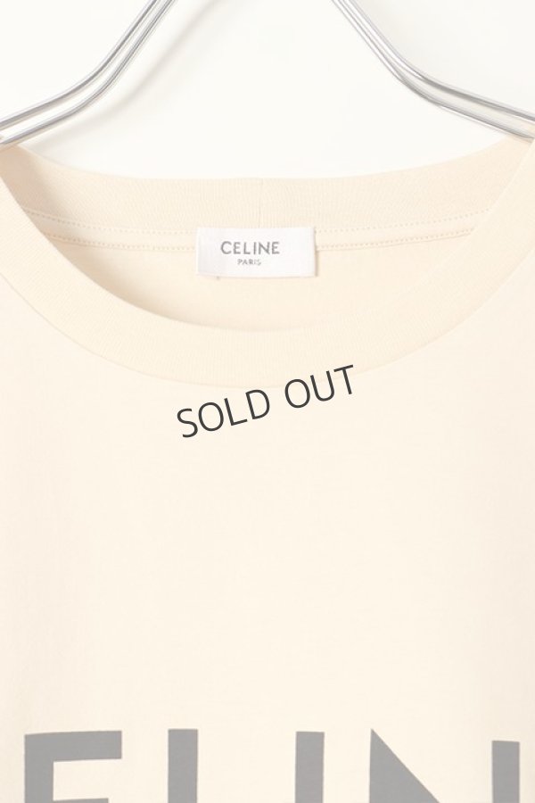 画像2: {SOLD}CELINE セリーヌ Logo T Shirts{671Q2X681-44JB-BBS} (2)