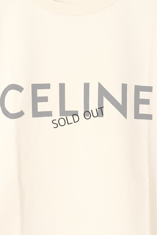 画像3: {SOLD}CELINE セリーヌ Logo T Shirts{671Q2X681-44JB-BBS} (3)