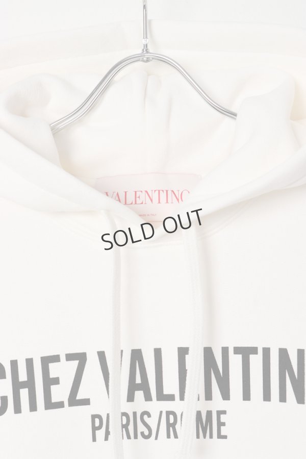 画像2: {SOLD}Valentino ヴァレンティノ シェ ヴァレンティノプリント コットン フード付きスウェットシャツ{-BDA} (2)