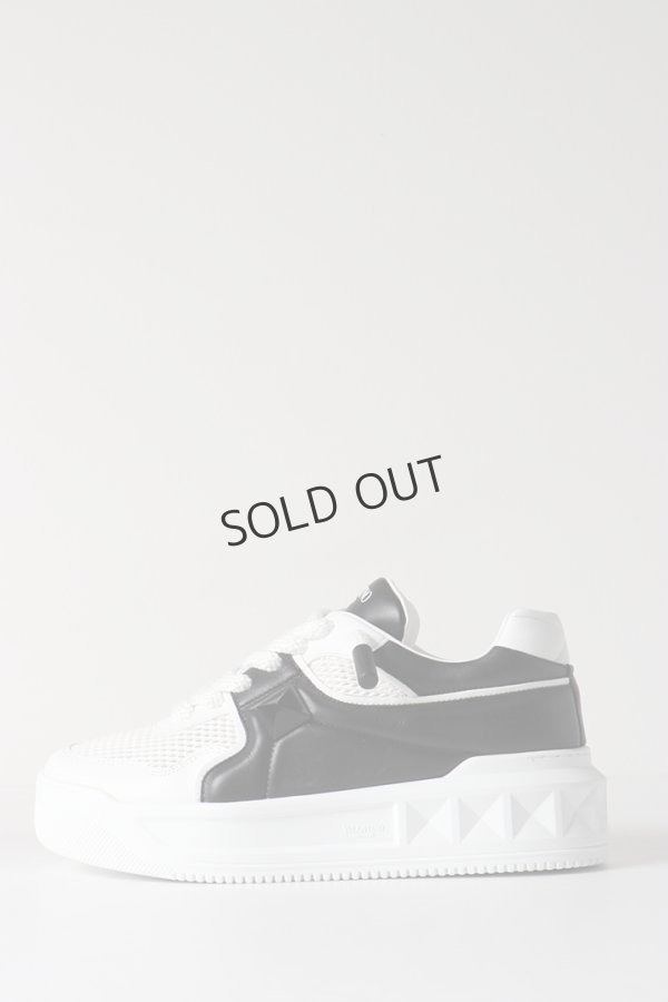 画像3: {SOLD}Valentino ヴァレンティノ ワンスタッズ XL レザー ロートップスニーカー{-BES} (3)