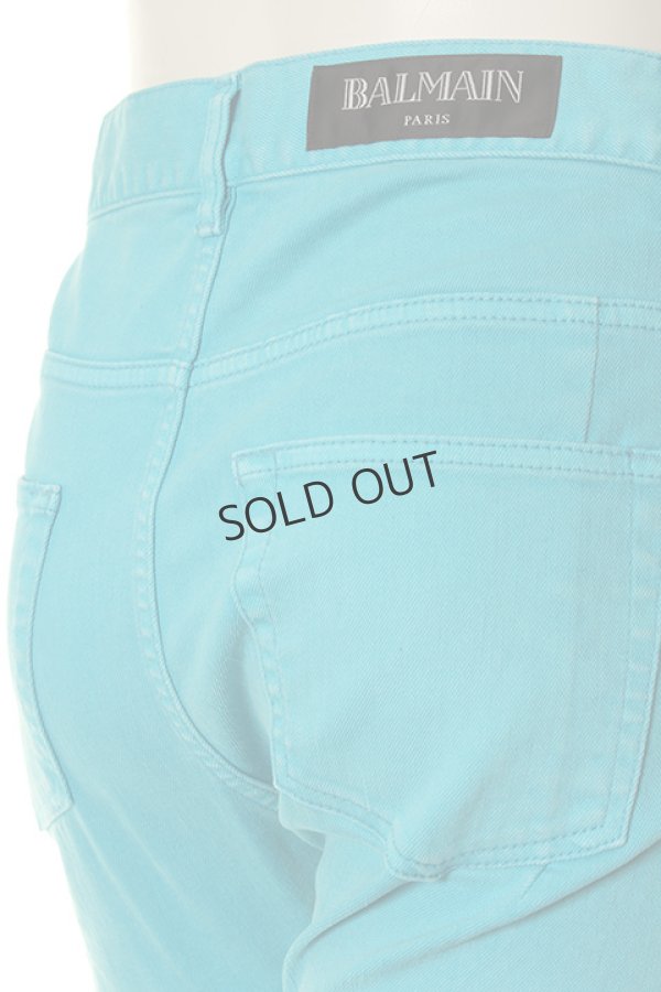 画像4: {SOLD}BALMAIN バルマン BHR PANTALON ZIPS FOURCHE BASSE{-AGS} (4)