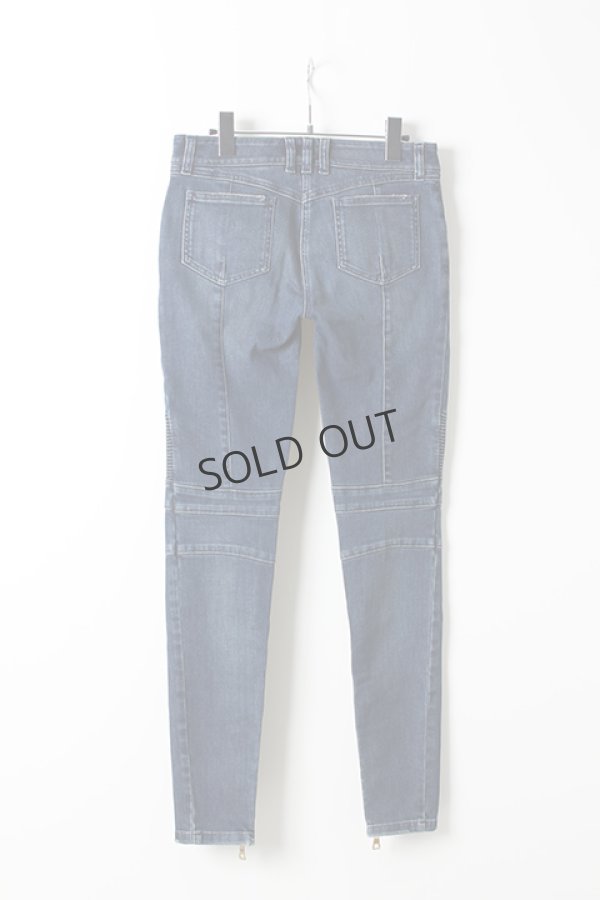 画像2: {SOLD}BALMAIN バルマン BF1 DENIM BIKER BLUE{725998264N-3180-AIS} (2)