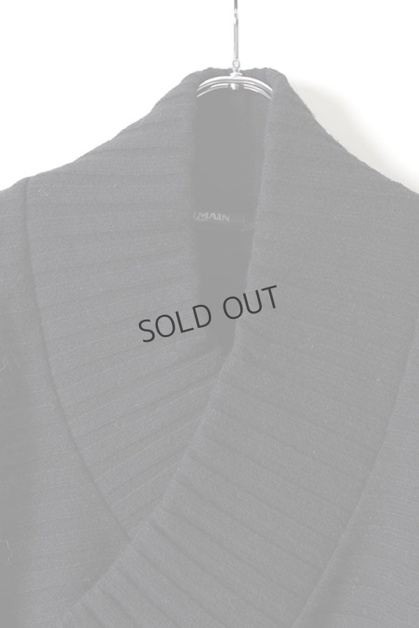 画像2: {SOLD}BALMAIN バルマン BHR PULL CROISE A COTES{-AGA} (2)