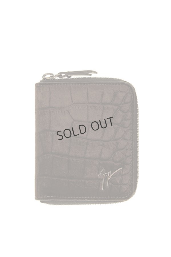 画像1: {SOLD}GIUSEPPE ZANOTTI ジュゼッペザノッティ GZM SLG SMALL ZIP WALLET MEN{72IAU7012GO-216-AGA} (1)